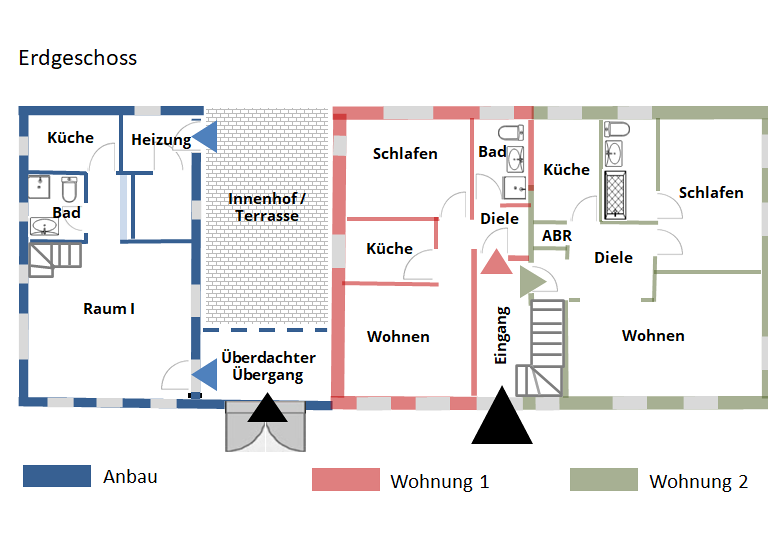 Mehrfamilienhaus zum Kauf 595.000 € 10 Zimmer 220 m² 1.000 m² Grundstück Poppenbüll 25836