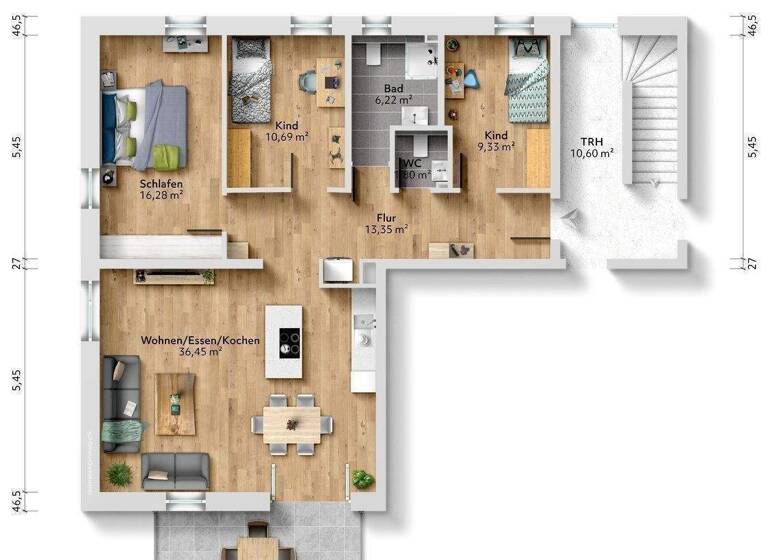 Wohnung zum Kauf 494.000 € 4 Zimmer 100 m² 1. Geschoss frei ab sofort Hofmarkstraße 10 Niedertraubling Obertraubling 93083