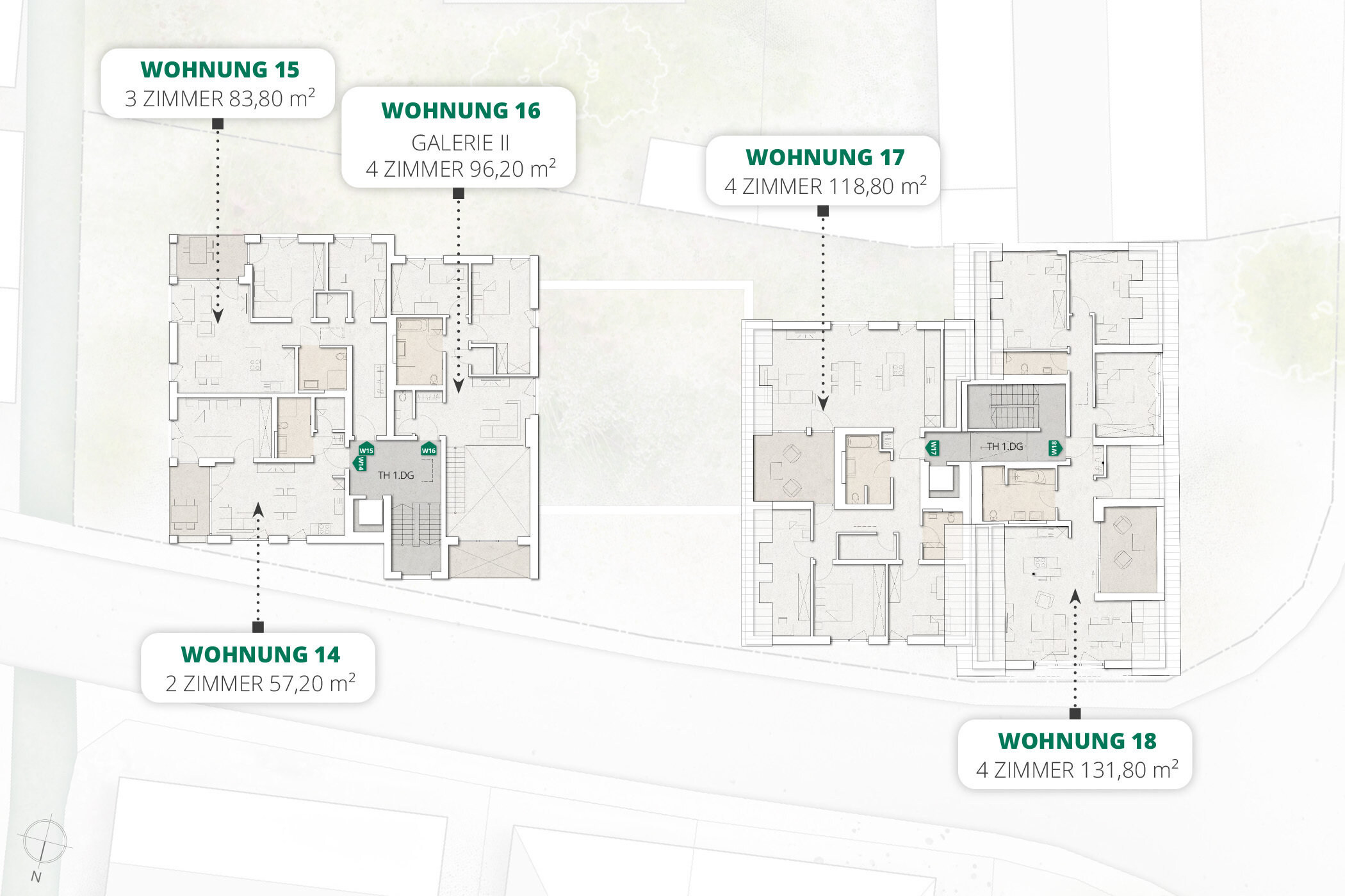 Wohnung zum Kauf 455.555 € 4 Zimmer 96,2 m²<br/>Wohnfläche 3.<br/>Geschoss Biberach Biberach 77781