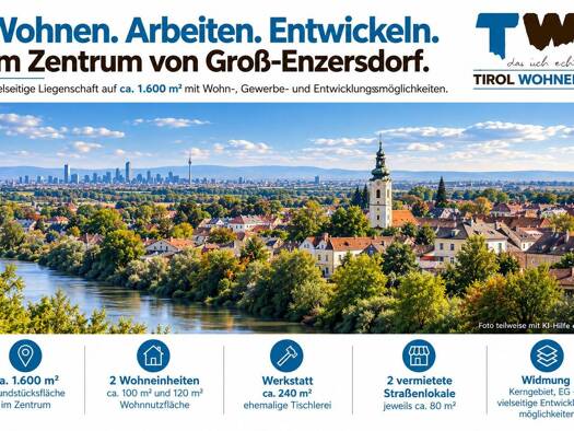 Mehrfamilienhaus zum Kauf 1.095.000 € 460 m² 1.600 m² Grundstück Groß-Enzersdorf 2301