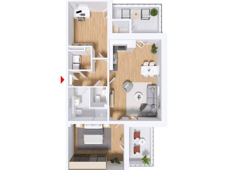 Wohnung zum Kauf - Erstbezug provisionsfrei 368.000 € 3 Zimmer 87 m² Lamspringe 31195