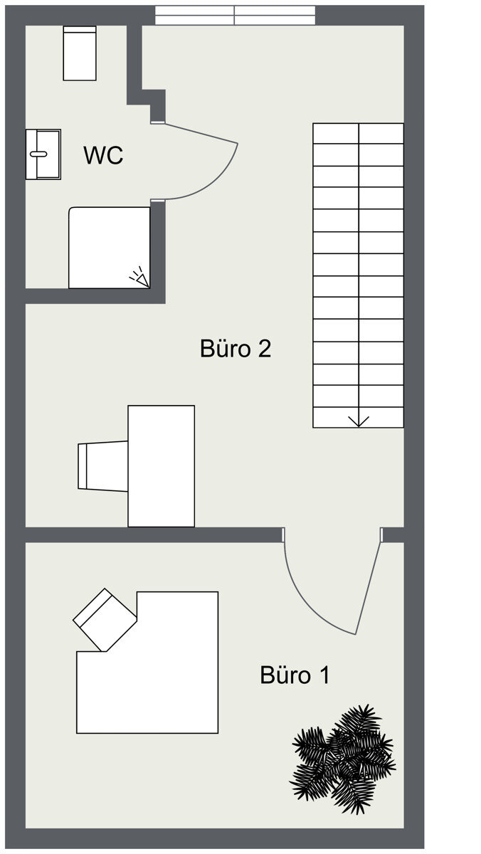 Bürofläche zur Miete 790 € 2,5 Zimmer 60 m²<br/>Bürofläche Kappeln 24376