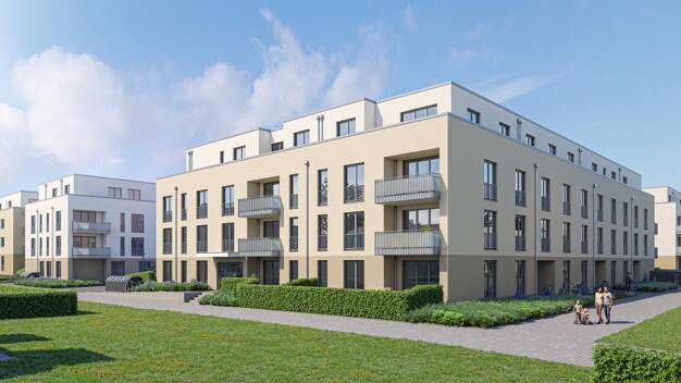 Wohnung zur Miete - Neubau 887 € 2,5 Zimmer 64,7 m² 3. Geschoss Anna-Seghers-Straße 12 Innenstadt Brühl 50321