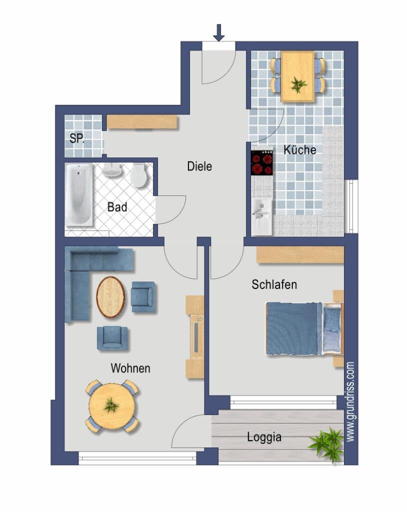 Wohnung zum Kauf provisionsfrei 199.000 € 2 Zimmer 67 m²<br/>Wohnfläche 8.<br/>Geschoss Weidenpesch Köln 50737