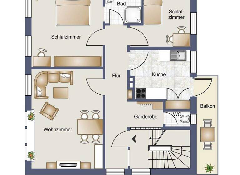 Wohnung zur Miete 650 € 3 Zimmer 83,5 m² frei ab 01.05.2026 Dorenkamp Rheine 48431
