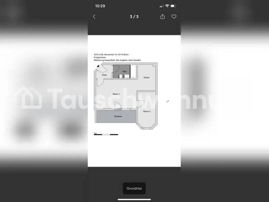 Wohnung zur Miete Tauschwohnung 650 € 2 Zimmer 42 m² Zentrum Bonn 53119