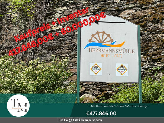 Hotel zum Kauf 477.846 € 10 Zimmer St Goarshausen Sankt Goarshausen 56346