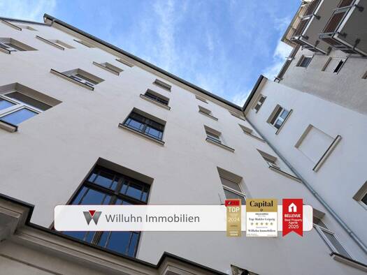 Wohnung zur Miete 990 € 2 Zimmer 74,1 m² 4. Geschoss Pfaffendorfer Straße 18 Zentrum-Nord Leipzig 04105