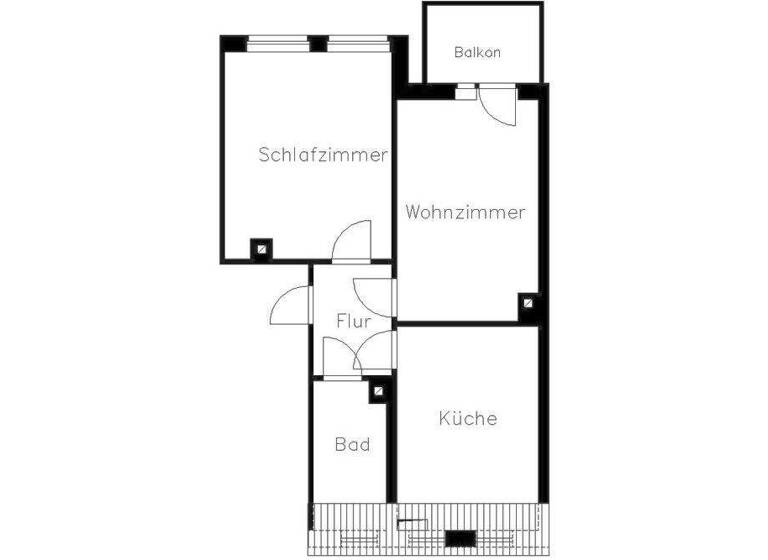 Wohnung zur Miete 274 € 2 Zimmer 52,9 m² Reinsdorfer Straße 70 Südvorstadt Plauen 08527