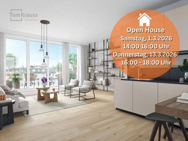 Terrassenwohnung zum Kauf - Neubau 842.700 € 2 Zimmer 52 m² 5. Geschoss Wien 1040