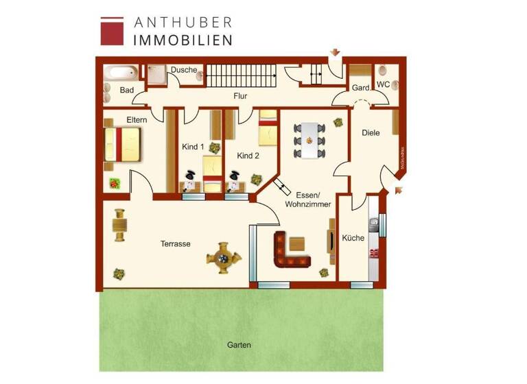 Haus zur Miete 1.950 € 4 Zimmer 135 m² 368 m² Grundstück Neusäß 86356