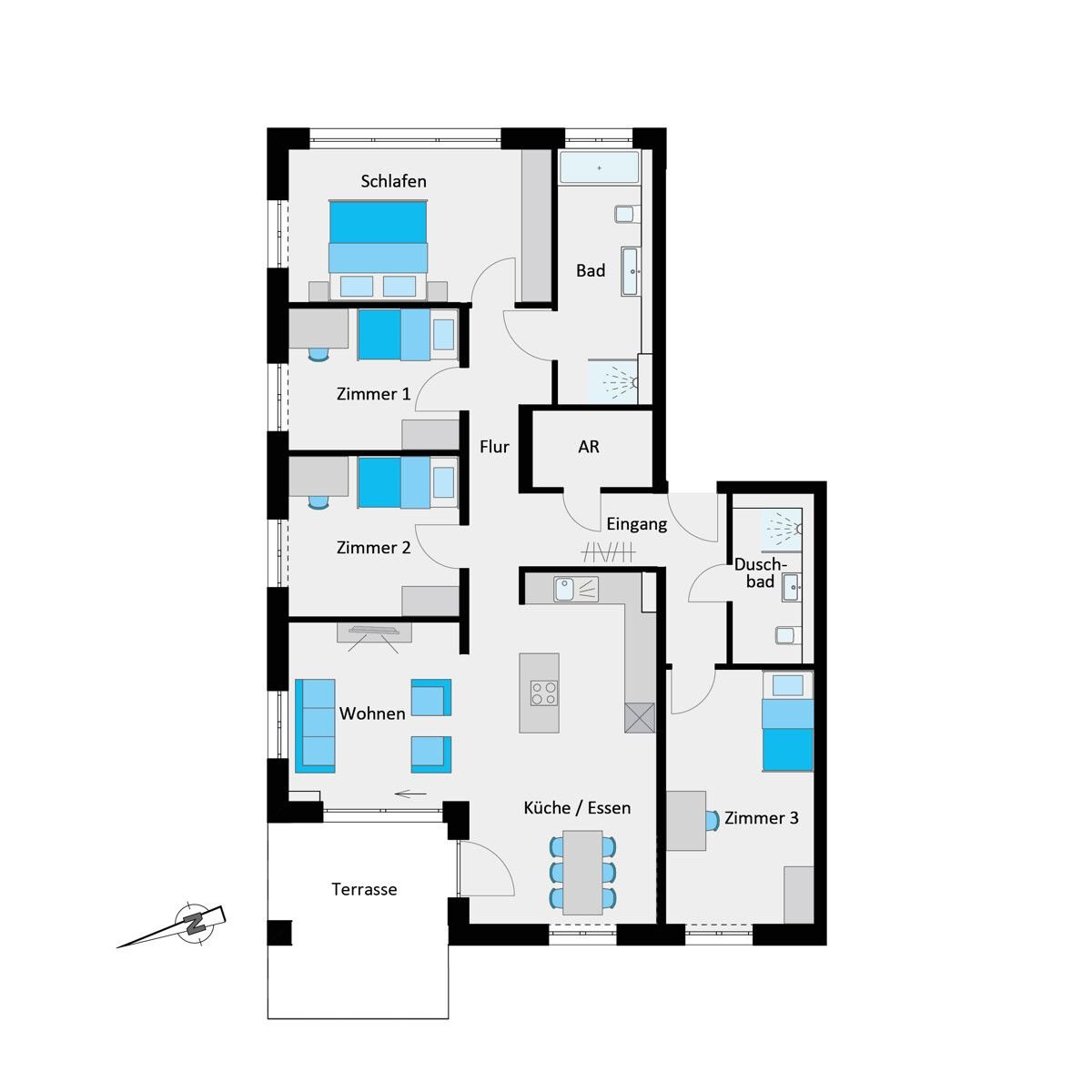 Wohnung zum Kauf 740.000 € 5 Zimmer 133 m²<br/>Wohnfläche EG<br/>Geschoss Achalm Reutlingen 72766