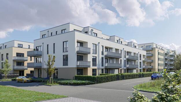Wohnung zur Miete - Neubau 767 € 2 Zimmer 56 m² 1. Geschoss Bettina-von-Arnim-Straße 4 Innenstadt Brühl 50321