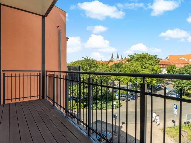 Wohnung zur Miete 480 € 2 Zimmer 62,5 m² 2. Geschoss frei ab sofort Kleine Ritterstraße 13 Merseburg Merseburg 06217