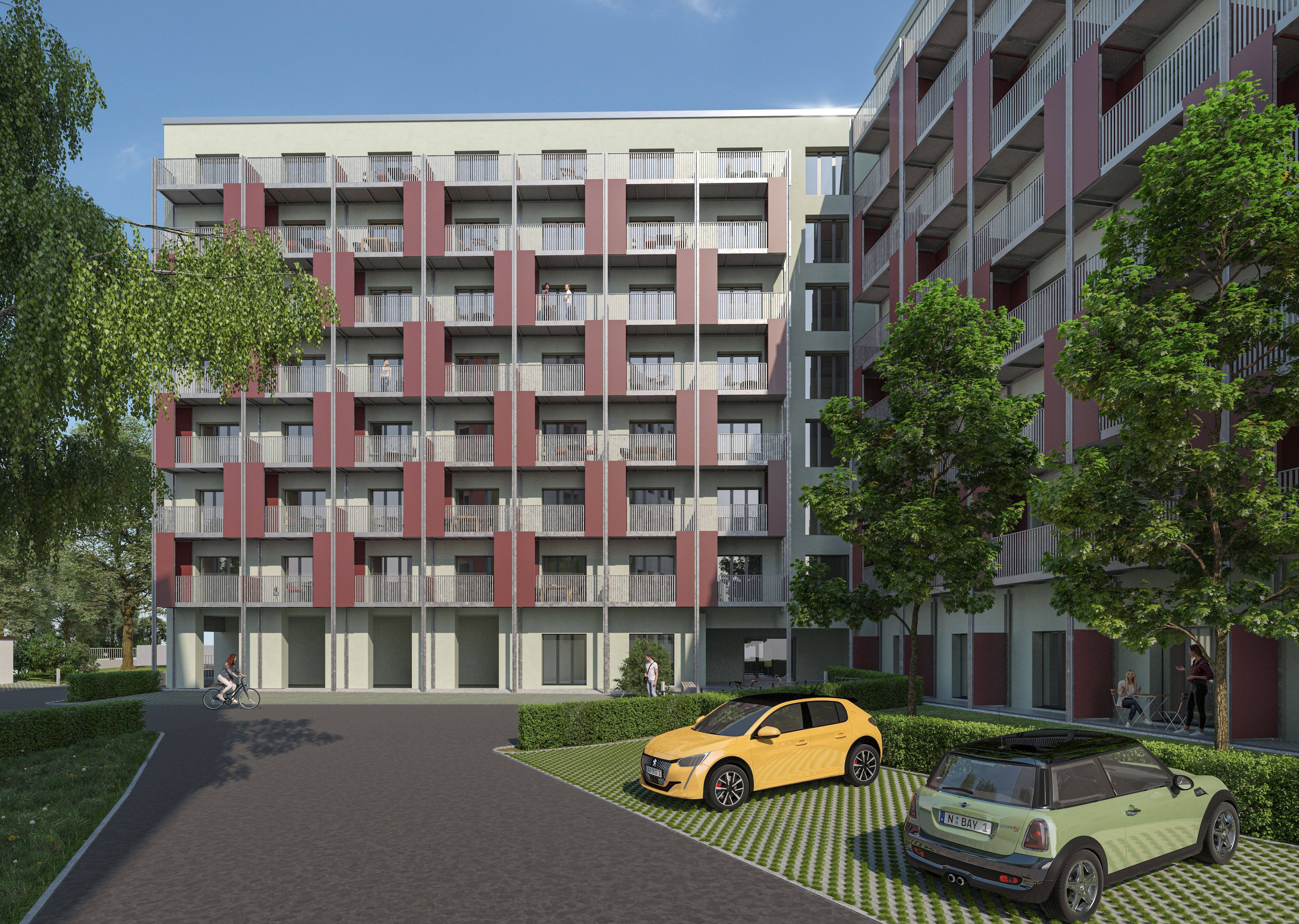 Wohnung zum Kauf 170.949 € 1 Zimmer 21,5 m²<br/>Wohnfläche 5.<br/>Geschoss 31.10.2026<br/>Verfügbarkeit Conradtystr. 1a Gibitzenhof Nürnberg 90441