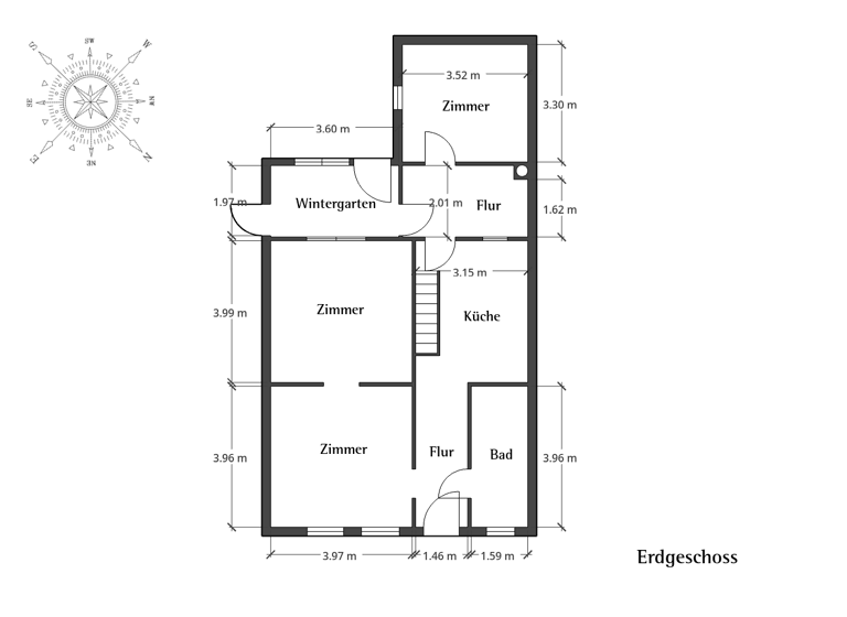 Doppelhaushälfte zum Kauf 148.000 € 4 Zimmer 90 m² 344 m² Grundstück Husum 25813