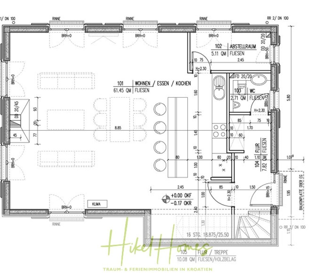 Villa zum Kauf 660.000 € 5 Zimmer 167 m²<br/>Wohnfläche 411 m²<br/>Grundstück Splitska 21410