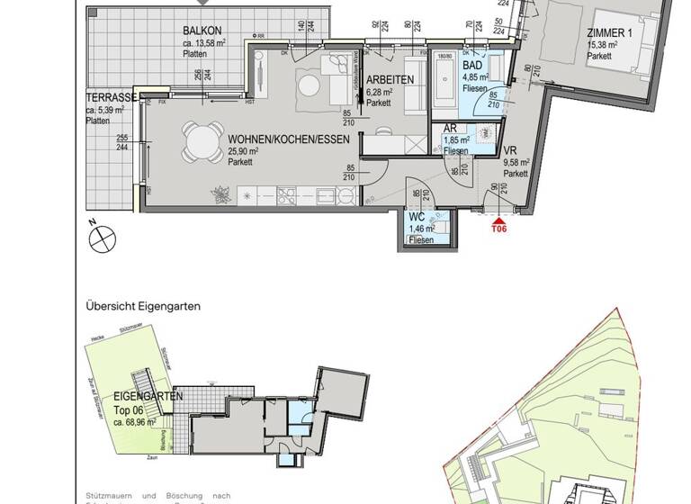 Wohnung zum Kauf 649.000 € 2,5 Zimmer 65,3 m² Wien 1190