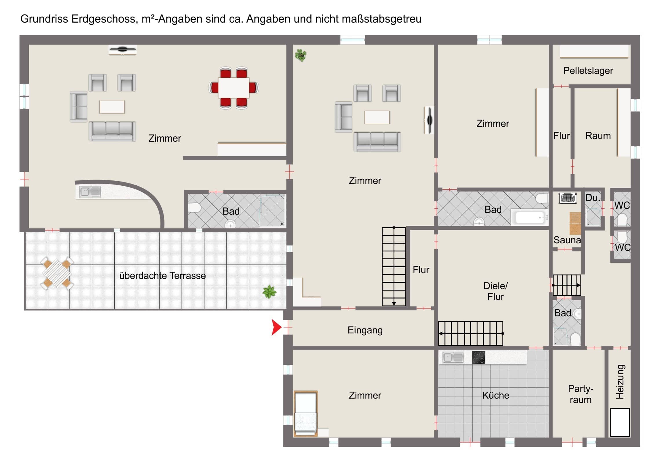 Einfamilienhaus zum Kauf 349.000 € 7 Zimmer 178,3 m²<br/>Wohnfläche 5.977 m²<br/>Grundstück ab sofort<br/>Verfügbarkeit Simmering Zenting 94579