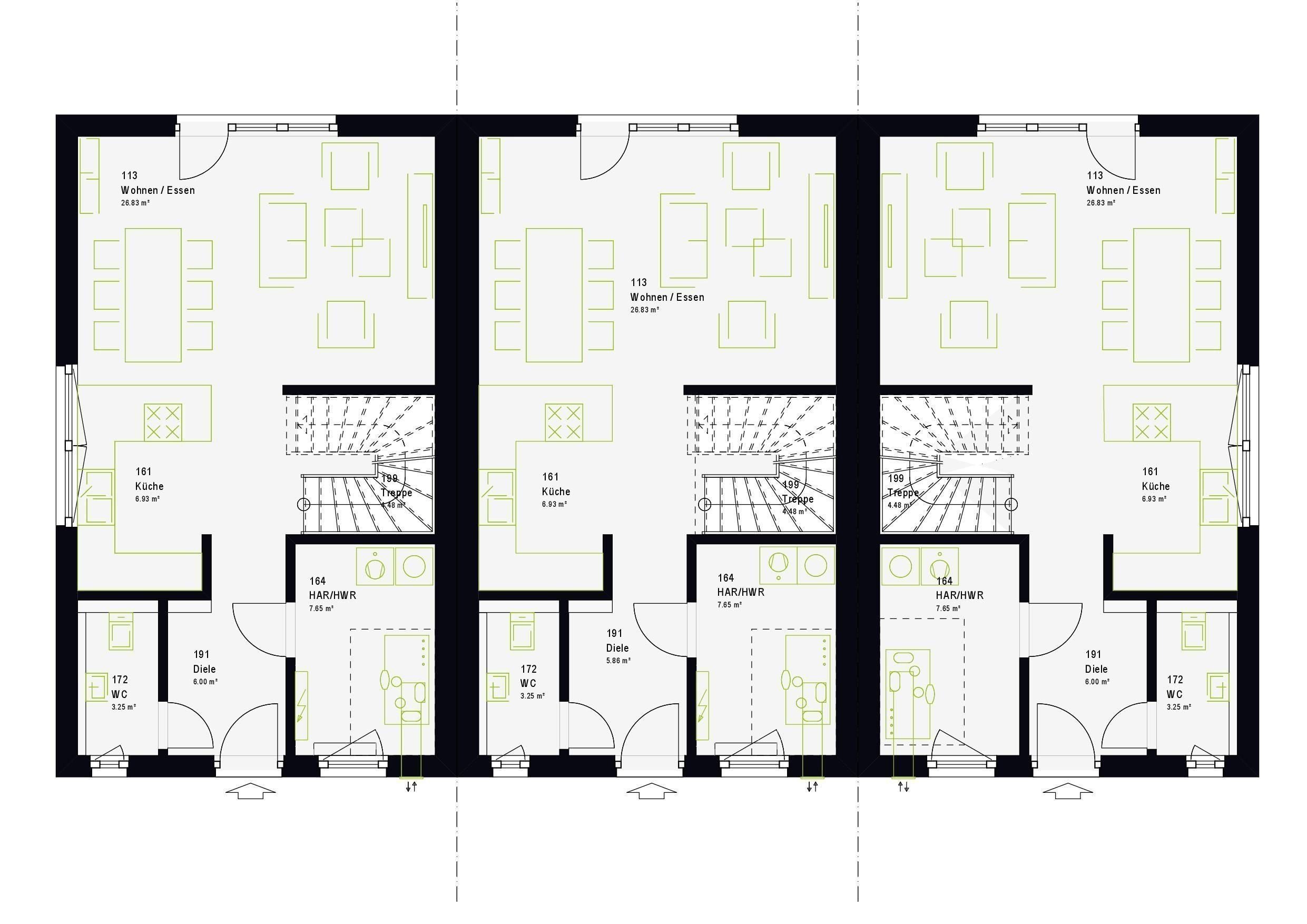 Reihenendhaus zum Kauf provisionsfrei 385.800 € 5 Zimmer 100 m²<br/>Wohnfläche 350 m²<br/>Grundstück Möckmühl Möckmühl 74219