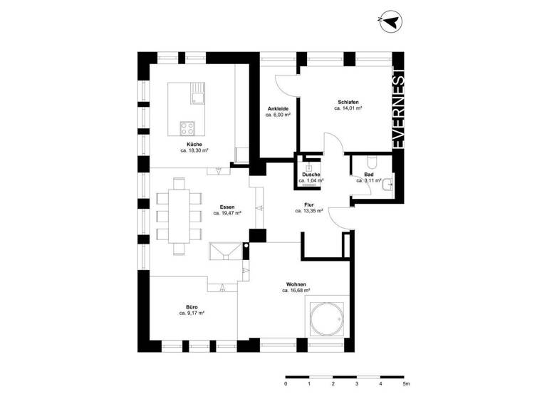 Wohnung zum Kauf 750.000 € 2 Zimmer 107 m² Weißensee Berlin 13088