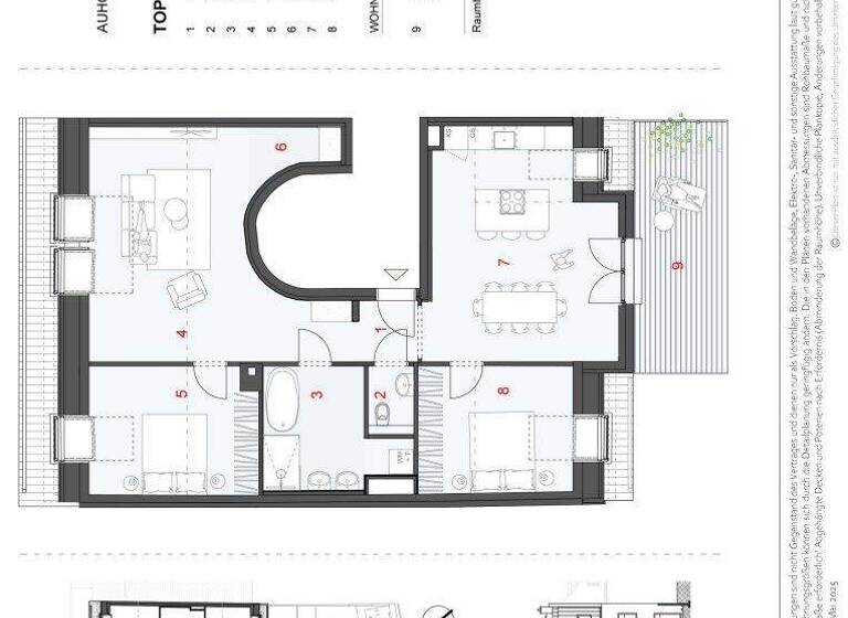 Wohnung zur Miete - Erstbezug 2.315 € 4 Zimmer 105,2 m² 1. Geschoss Wien 1130