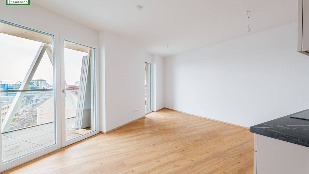 Wohnung zur Miete - Erstbezug 861 € 3 Zimmer 64,8 m² 10. Geschoss frei ab 01.05.2026 Kärntner Straße 1 Gries Graz 8020