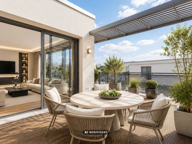 Penthouse zum Kauf 1.145.000 € 4 Zimmer 148,1 m² 4. Geschoss Bockenheim Frankfurt am Main 60487