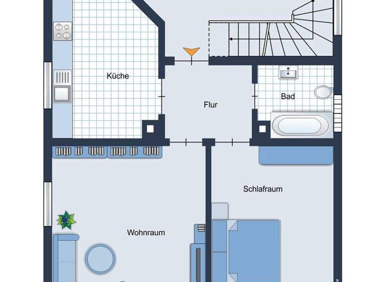 Wohnung zum Kauf 160.000 € 2 Zimmer 41 m² 1. Geschoss Götzenhain Dreieich / Götzenhain 63303