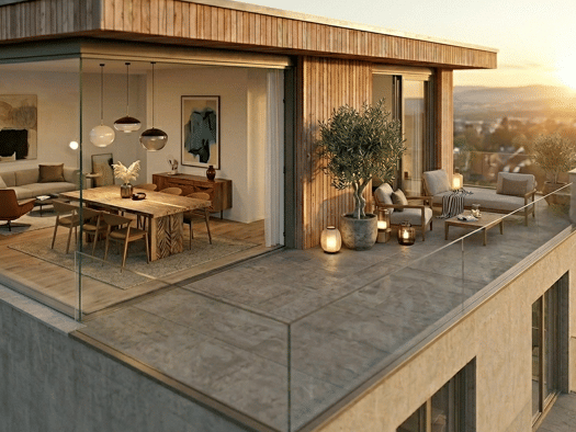Penthouse zum Kauf - Erstbezug provisionsfrei 2.200.000 € 3 Zimmer 130 m² Geschoss 3/3 frei ab 19.09.2027 Bensberg Bergisch Gladbach 51429