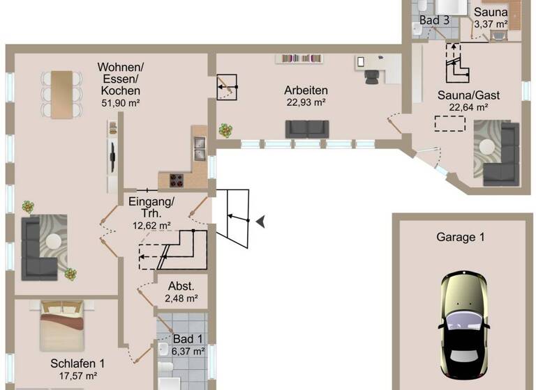 Doppelhaushälfte zum Kauf 480.000 € 5 Zimmer 190,1 m² 445 m² Grundstück frei ab 01.08.2026 Köthener Straße 20 Gütz Landsberg 06188