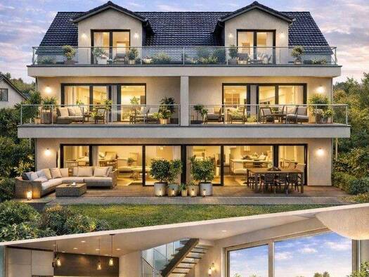 Terrassenwohnung zum Kauf - Erstbezug provisionsfrei 379.000 € 3 Zimmer 96 m² 1. Geschoss Edelfingen 97980