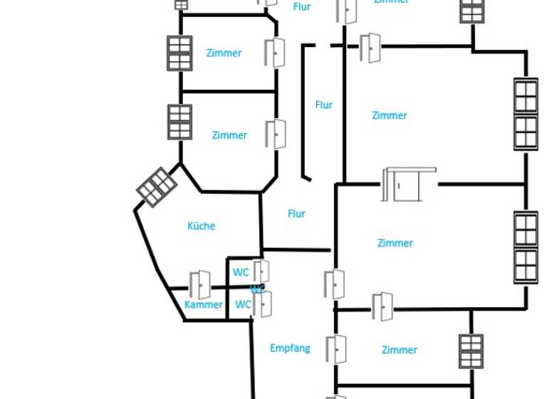 Büro-/Praxisfläche zur Miete provisionsfrei 9.750 € 11 Zimmer 390 m²<br/>Bürofläche Charlottenburg Berlin 10707