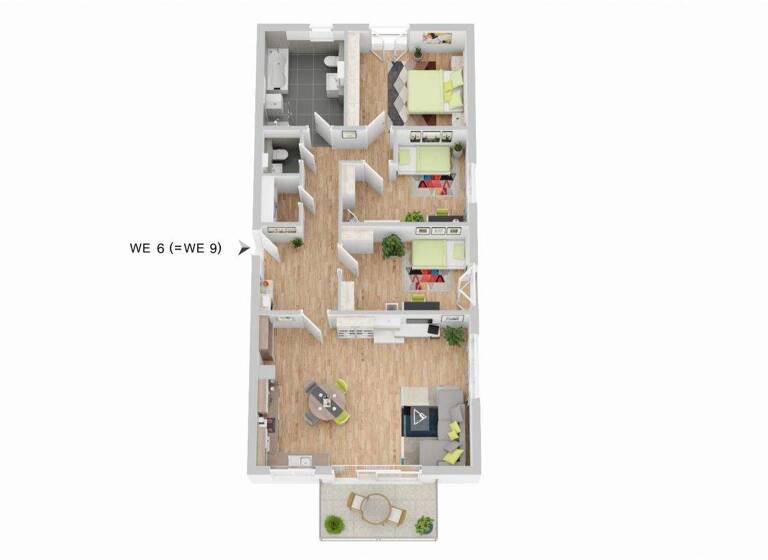 Wohnung zum Kauf - Erstbezug provisionsfrei 555.000 € 4 Zimmer 112 m² 2. Geschoss Steinen 79585