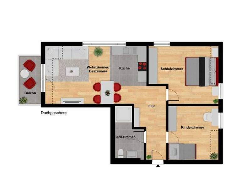 Wohnung zum Kauf - Erstbezug provisionsfrei 355.500 € 3 Zimmer 69,8 m² Schildesche Bielefeld / Schildesche 33611