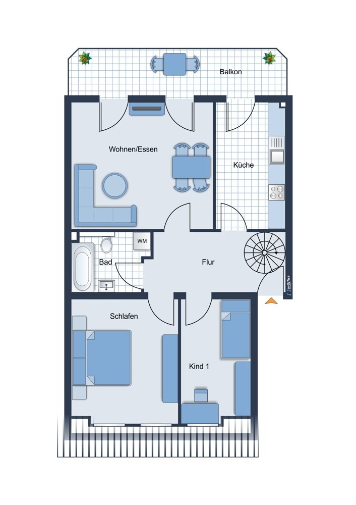 Maisonette zum Kauf provisionsfrei 295.000 € 4 Zimmer 93 m²<br/>Wohnfläche 2.<br/>Geschoss Lipp Bedburg 50181