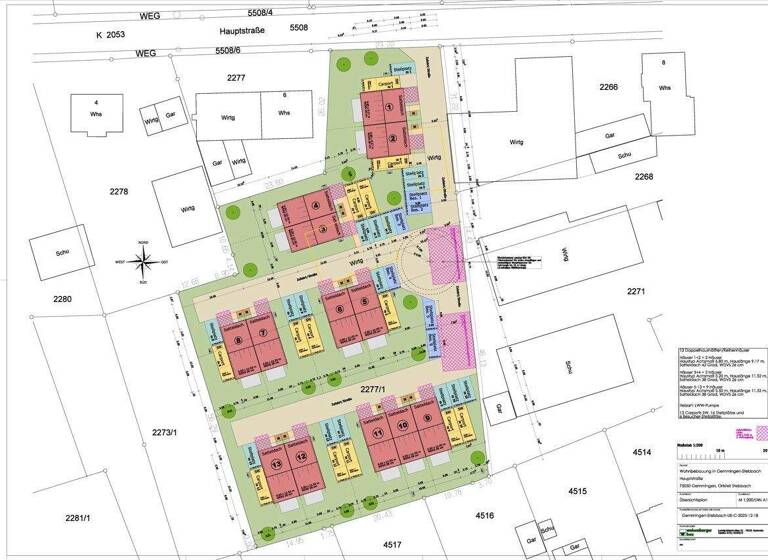 Doppelhaushälfte zum Kauf - Erstbezug 439.000 € 4 Zimmer 122 m² 280 m² Grundstück Stebbach Gemmingen 75050