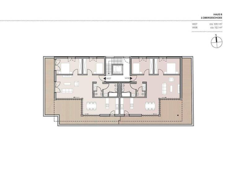 Wohnung zur Miete 1.746 € 3 Zimmer 109,1 m² 2. Geschoss Lörrach 79539
