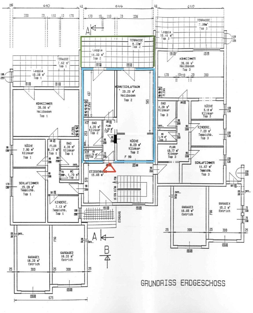 Wohnung zum Kauf 198.000 € 2 Zimmer 51 m²<br/>Wohnfläche EG<br/>Geschoss St. Pantaleon 5120