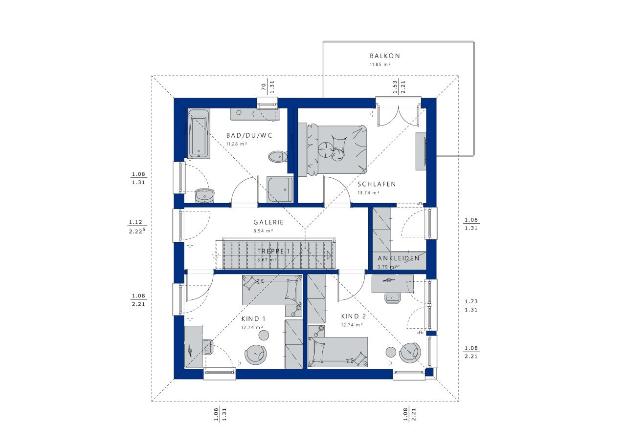 Einfamilienhaus zum Kauf 771.580 € 5 Zimmer 140 m²<br/>Wohnfläche 1.000 m²<br/>Grundstück Brunn Brunn 93164