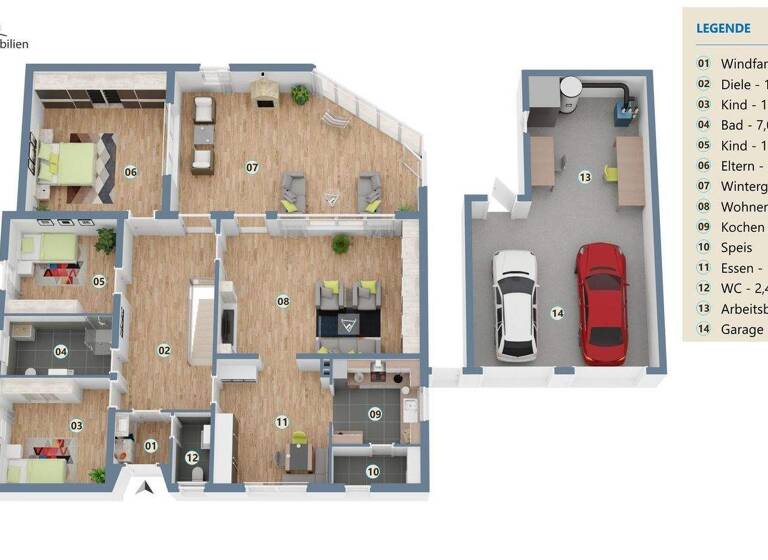 Bungalow zum Kauf 374.000 € 6 Zimmer 158 m² 796 m² Grundstück frei ab 01.05.2026 Haidlfing Wallersdorf 94522