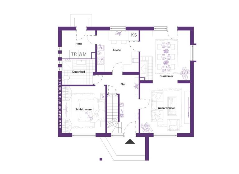 Einfamilienhaus zum Kauf provisionsfrei 259.000 € 5 Zimmer 125 m² 631 m² Grundstück Hohenlockstedt 25551