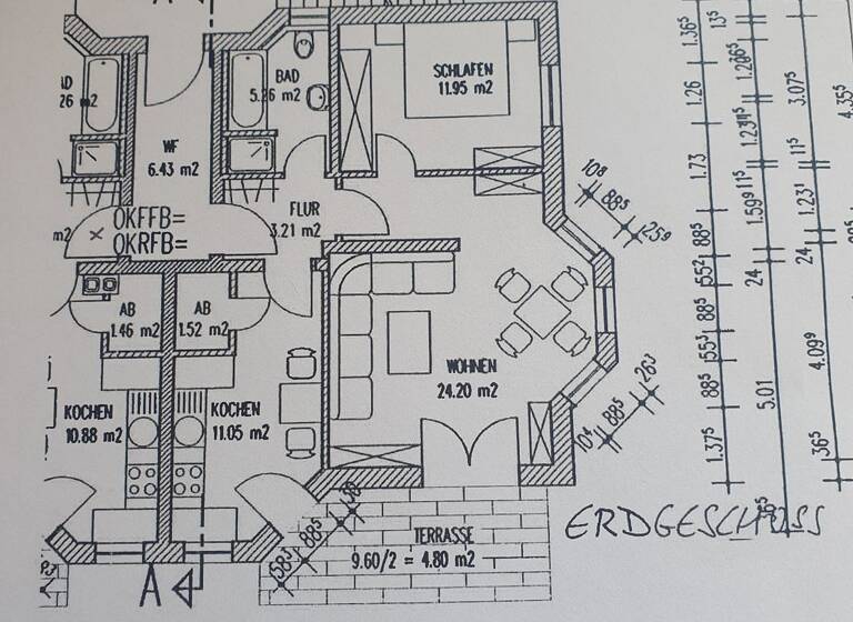 Wohnung zur Miete 670 € 2 Zimmer 61 m² Geschoss EG/3 frei ab 01.06.2026 Bettnau Bodolz 88131