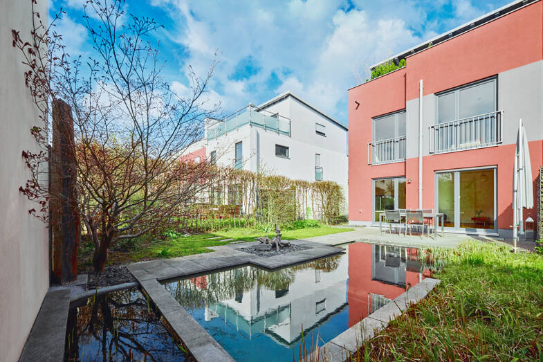 Doppelhaushälfte zum Kauf 967.500 € 5,5 Zimmer 154 m² 250 m² Grundstück Pfersee - Süd Augsburg / Pfersee 86157