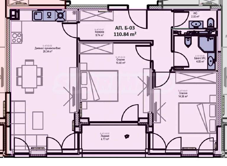 Studio zum Kauf 246.648 € 3 Zimmer 114,7 m² Sofia