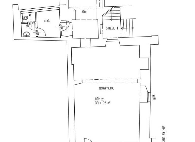 Laden zur Miete 3.411 € 92,2 m² Verkaufsfläche Wien 1010