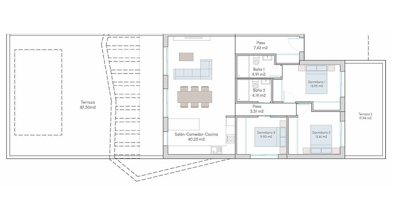 Wohnung zum Kauf provisionsfrei 399.900 € 4 Zimmer 202 m²<br/>Wohnfläche Finestrat 03509