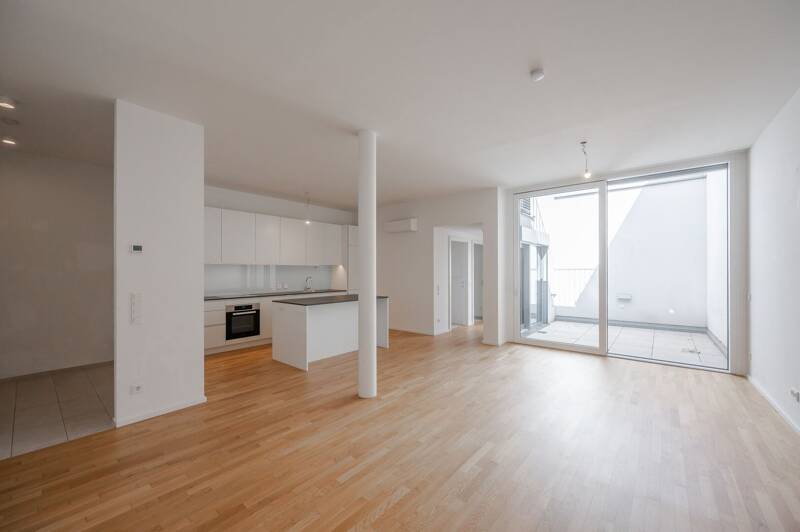 3-room flat with terrace and garden, 90 m², Meidling, Meidling