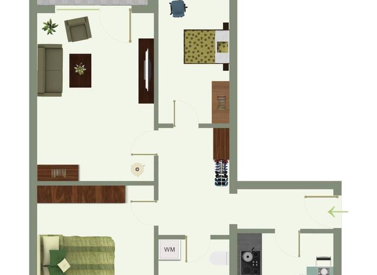 Wohnung zum Kauf 185.000 € 3 Zimmer 84 m² 2. Geschoss Heppens Wilhelmshaven / Heppens 26384