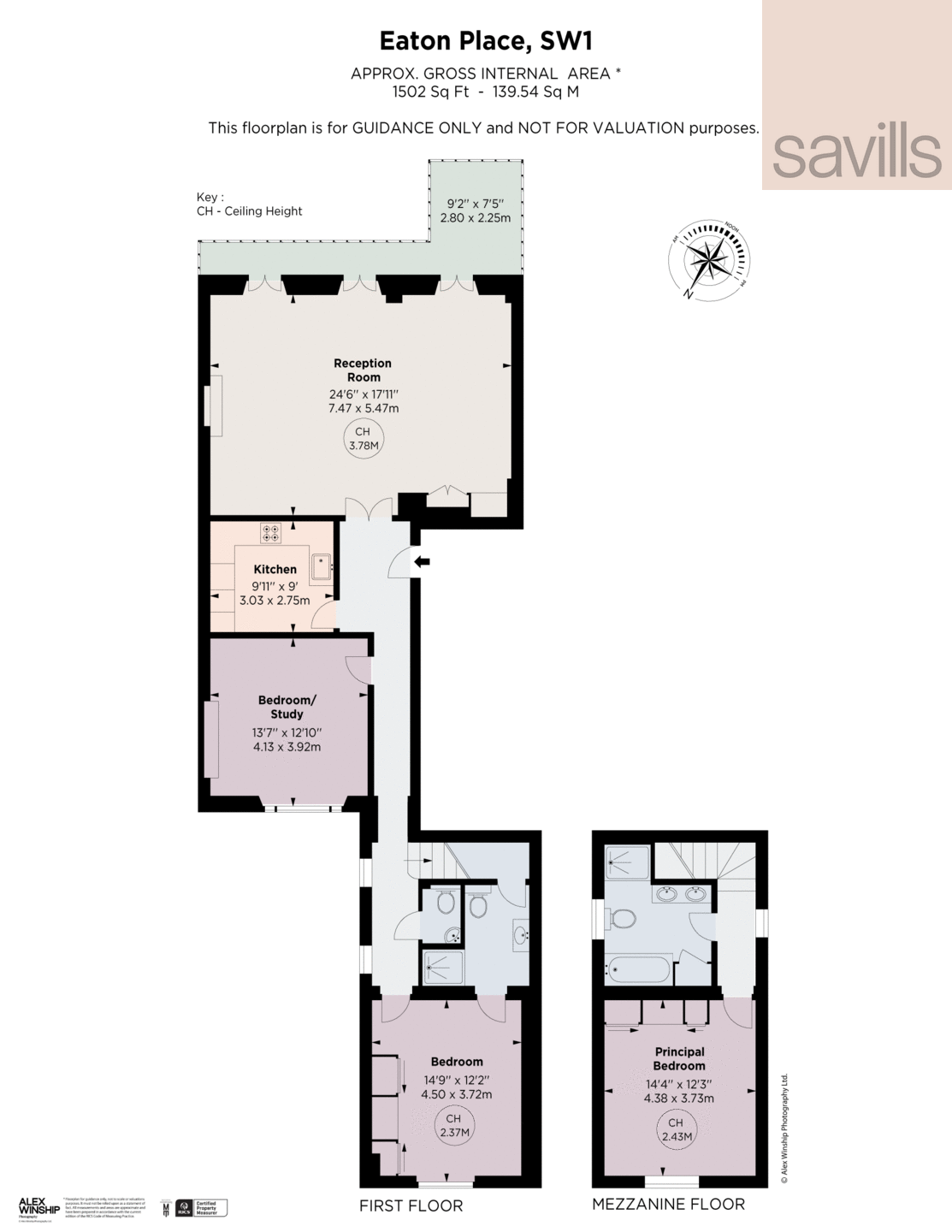 Wohnung zum Kauf provisionsfrei 5.235.425 € 3 Zimmer 139,5 m²<br/>Wohnfläche EATON PLACE 51 City of Westminster SW1X 8DE